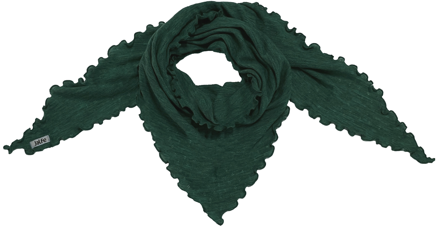 Scarf eyelet merino